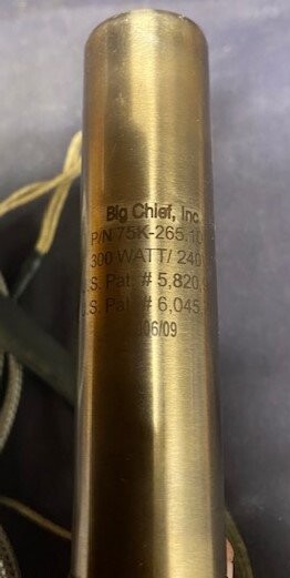 Big Chief 75K-265.100 Cartridge Heater - Image 2