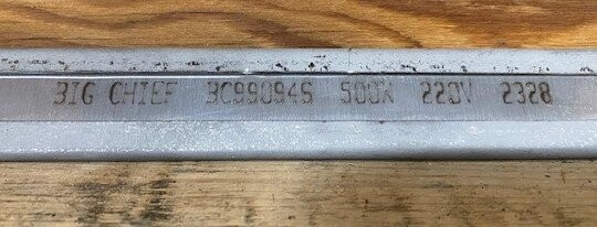 Big Chief BC99094S Strip Heater - Image 2