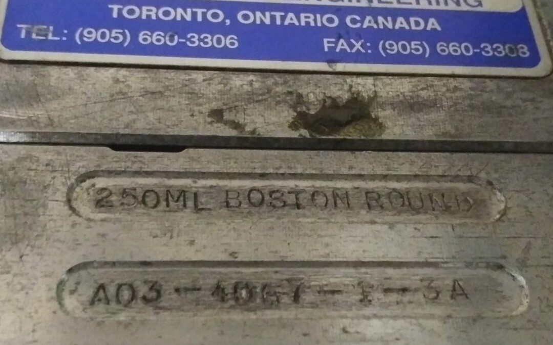 Blow Mould Engineering A03-4067-2-3A 250ml Boston Round - Image 2