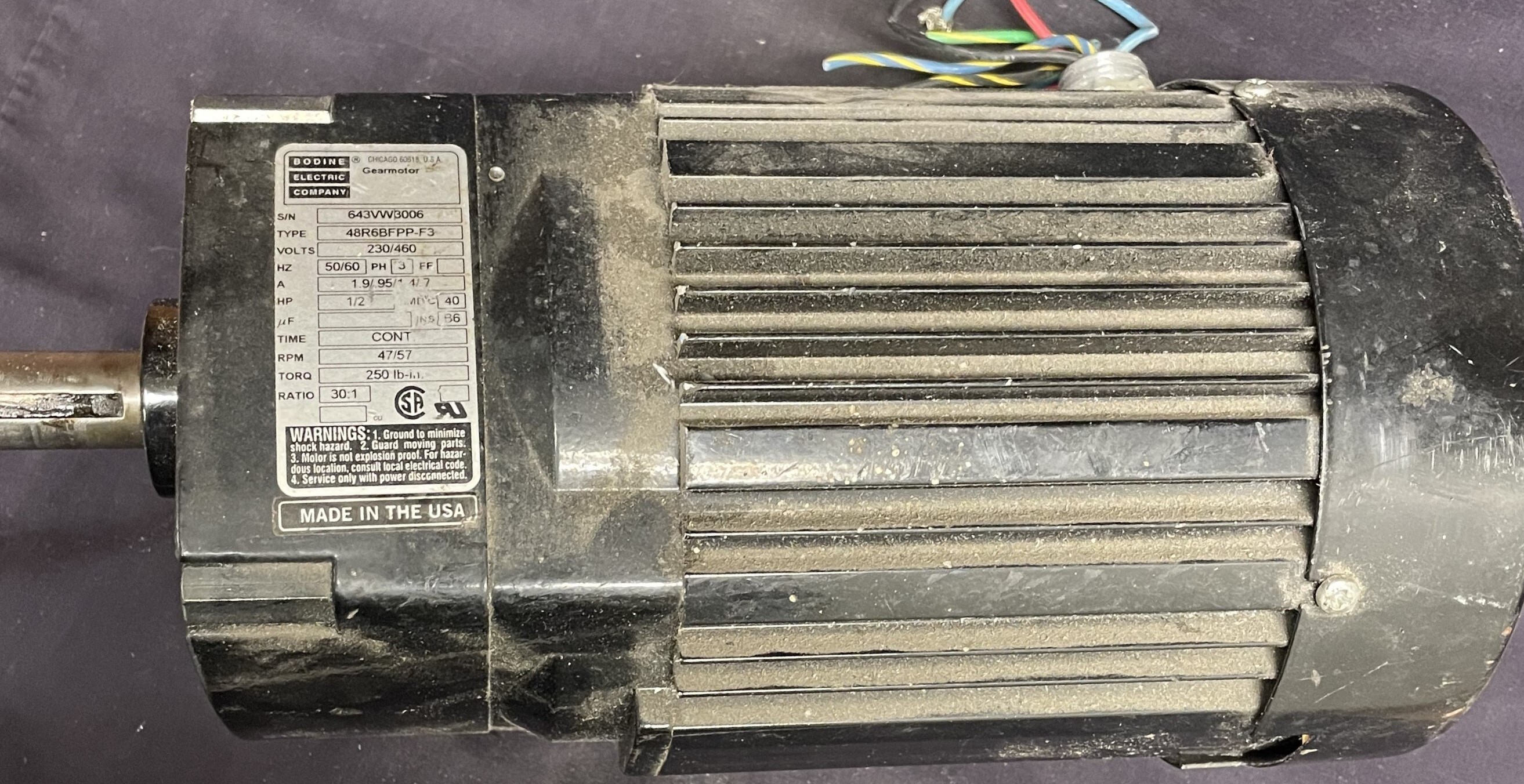 Bodine Electric Company Gearmotor