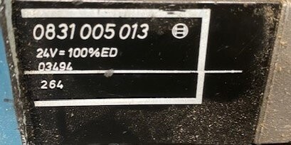 Bosch 081WV06P1N1944WS024/00A0 Hydraulic Valve - Image 3