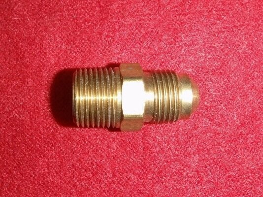 Unknown Brand Unknown Model Brass Flare Male Connector