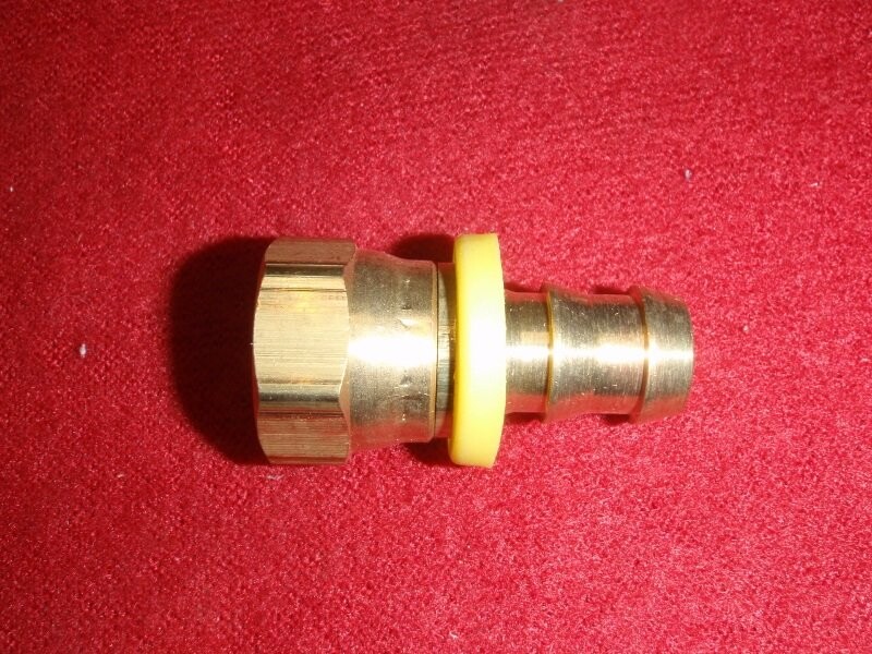 Dixon 280-1212, 3/4" Hose ID, 3/4" Brass Female NPSM Swivel x Push-on Hose Barb