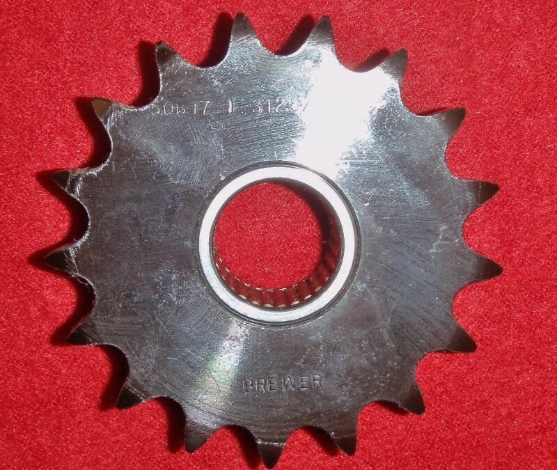 Brewer Machine 50B17 Idler Chain Single Row Sprocket