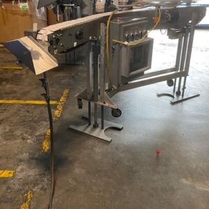 Bryan Tool and Machining Unknown Model 7' X 4-1/2" Motorized Plastic Link Belt Parts Conveyor