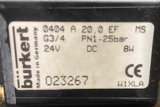 Burkert 00050036 2-Way Solenoid Servo Piston - Image 2