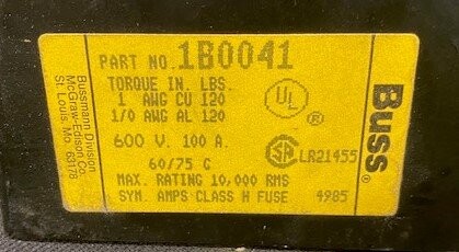 Cooper Bussmann 1B0041 Fuse Block - Image 2