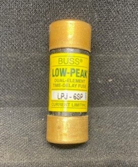 Cooper Bussmann LPJ-6SP Low-Peak Dual Element Fuse