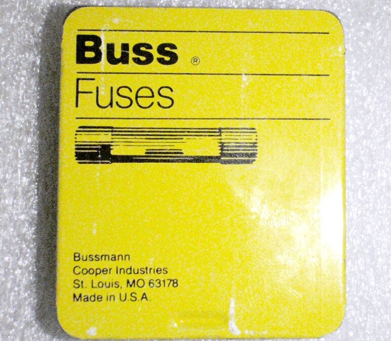 Cooper Bussmann MDL 5 Time Delay Glass Tube Fuses