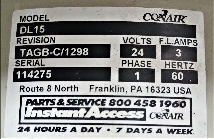 Conair DL15 Vacuum Receiver Hopper and Stand - Image 2