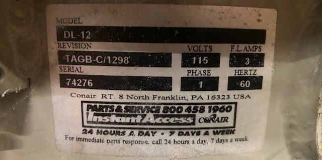 Conair-Franklin DL-12 Dura Load Vacuum Receiver Hopper - Image 4