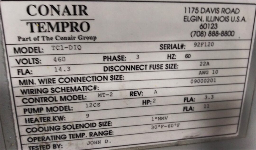 Conair TC1-DIQ Tempro Temperature Controller - Image 3
