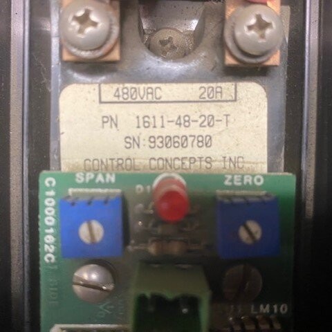 Control Concepts 1020-48-20-4/20MA SCR Power Controller - Image 3