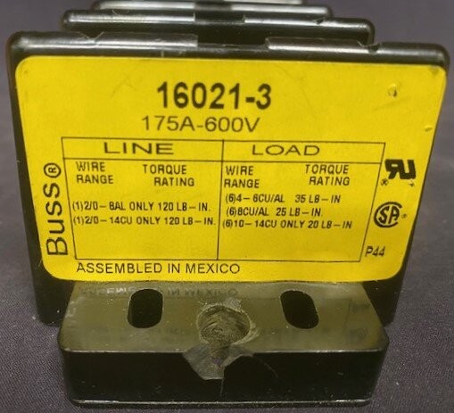 Cooper Bussmann 16021-3 Power Distribution Block - Image 4