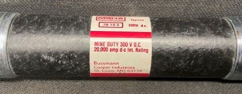 Cooper Bussmann FRS-R-70 Fusetron Dual Element Long Body Fuse - Image 3