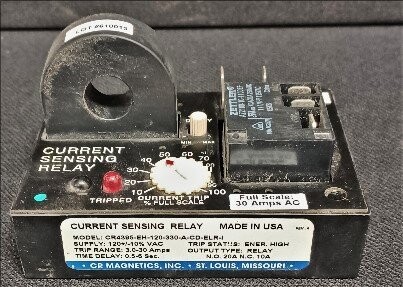 CR Magnetics CR4395-EH-120-330-A-CD-ELR-I Current Sensing Relay