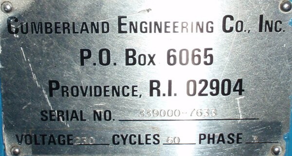 Cumberland 184 GRAN 2KN Grinder - Image 2