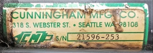 Cunningham MFG Company 2HST-N-T2-N18-7/8-2-3-S-3000 Hydraulic Cylinder - Image 2