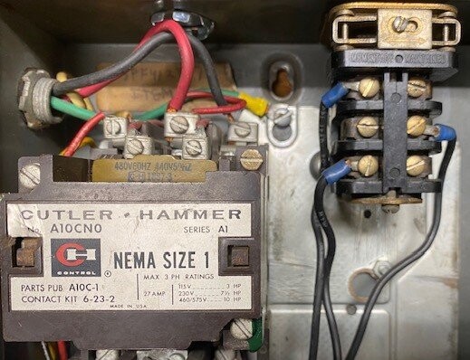 Cutler-Hammer Bulletin A10 A-C Full Voltage Magnetic Starter - Image 3