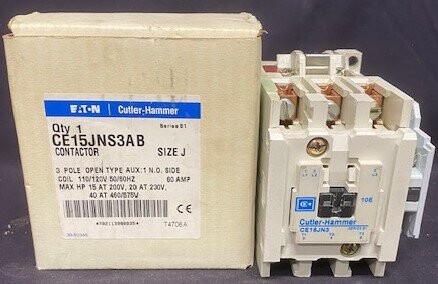 Cutler-Hammer CE15JNS3AB Series B1 Contactor