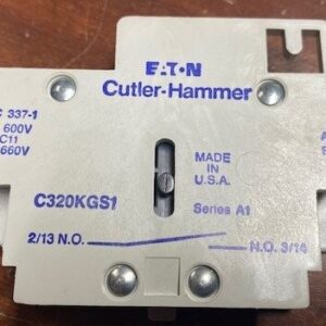 Eaton/Cutler-Hammer C320KGS1 Auxiliary Contact Block