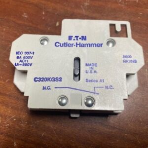 Eaton/Cutler-Hammer C320KGS2 Auxiliary Contact Block