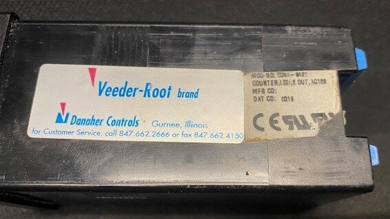 Danaher Controls C346-0421 Veeder-Root Programmable Electronic Multi-function LCD Counter - Image 3