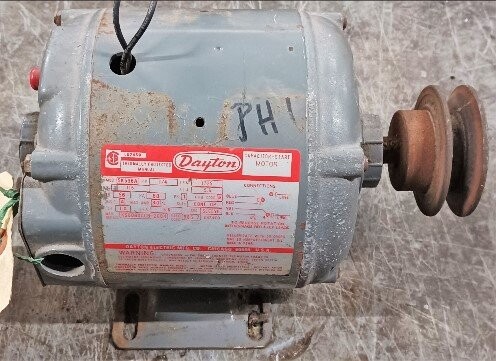 Dayton 5K598A 1/4 HP Capacitor-Start Motor