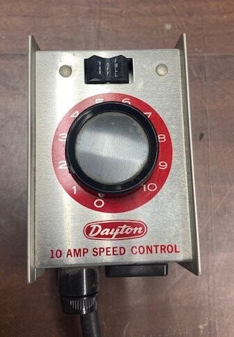 Dayton 4X701 10 Amp Speed Control