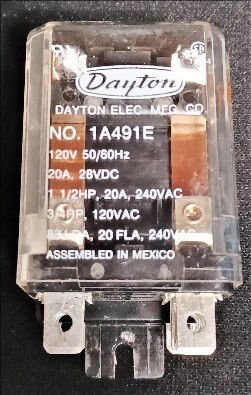 Dayton 1A491E 8-Pin Enclosed Power Relay - Image 2