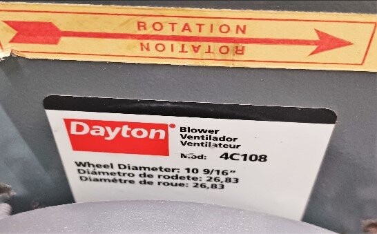 Dayton 4C108 Blower - Image 2
