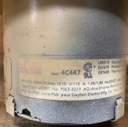 Dayton 4C447 Centrifugal Blower - Image 2