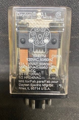Dayton 5X827M AC120V Relay