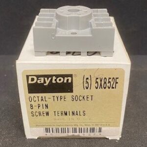Dayton 5X852F 8-Pin Relay Socket