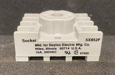 Dayton 5X852F 8-Pin Relay Socket - Image 2