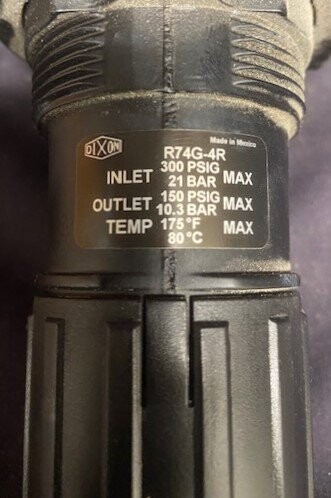 Dixon R74G-4R Air Line Regulator Valve - Image 2