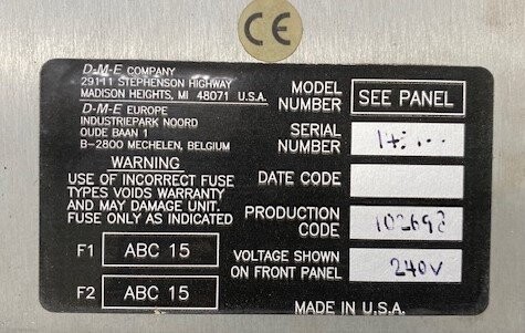 DME SSM-15-G Smart Series Hot Runner Temperature Controller in DME MFP1G Mainframe - Image 3
