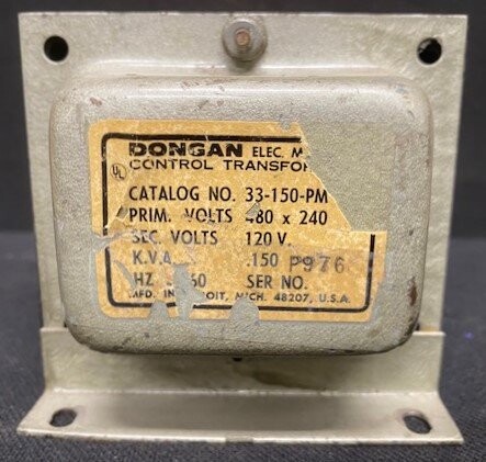 Dongan 33-150-PM Control Transformer - Image 2