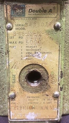 Double A B-08-3M-J2-10A4 Hydraulic Valve - Image 2