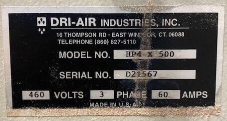 Dri-Aire HP4-X 500 Floor Mount Dryer - Image 2