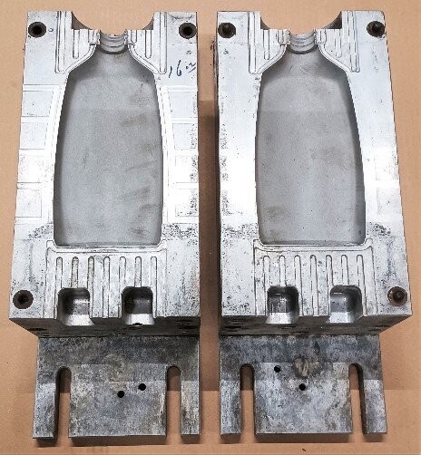 Duplicraft 16 oz Square Cylinder Bottle Blow Mold