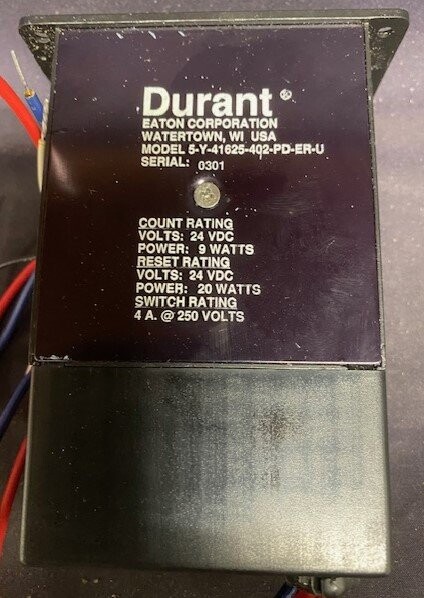 Eaton-Durant 5-Y-41625-402-PD-ER-U Predetermined Counter - Image 2
