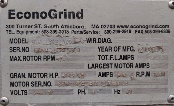 EconoGrind Low Speed Direct Drive Granulator - Image 4