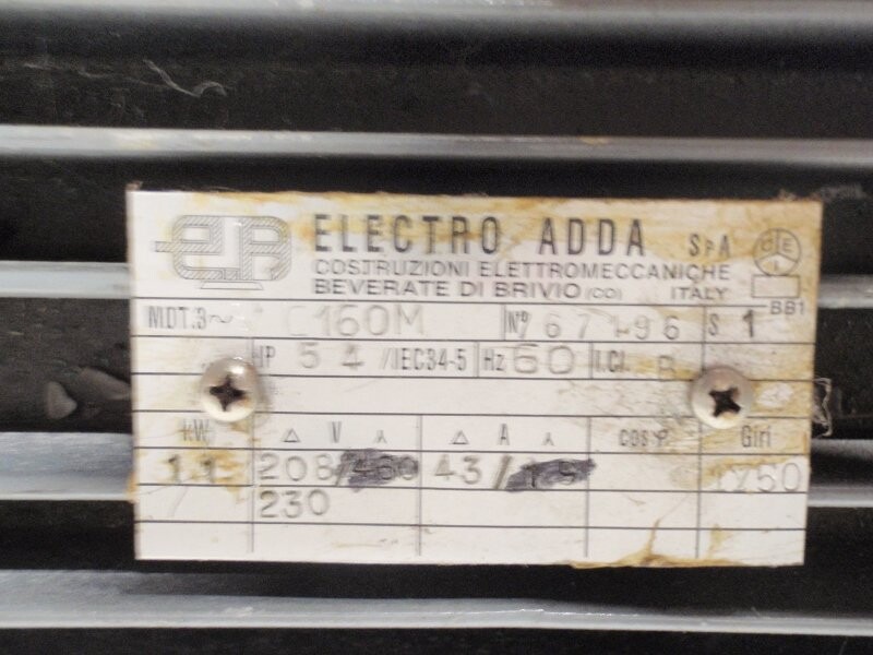 Electro Adda C160M 54 Horse Power Motor - Image 2