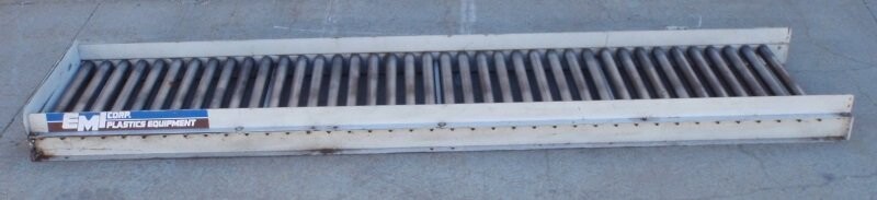 EMI Unknown Model 120" x 24" Roller Conveyor - Image 2