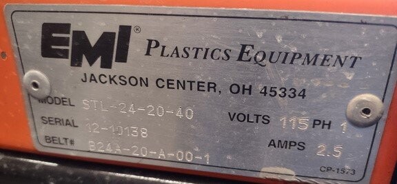 EMI STL-24-20-40 24" WIde Flat Belt Conveyor - Image 2