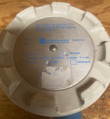 Endress+Hauser FEC12ER Hart Multicap T Level Sensor in E1 Holder - Image 3