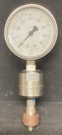 ENFM 316-SS 0-400 PSI Stainless Steel Pressure Gauge