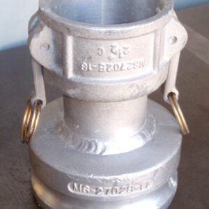 EVER-TITE MS27029-17 and MS27025 Hose Adapter Fitting with Mating Cam Lock Fitting