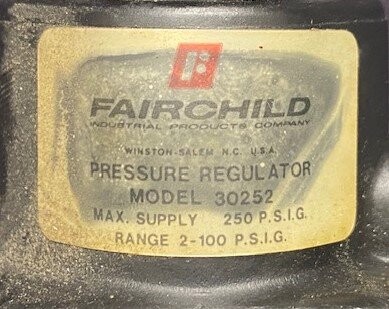 Fairchild 30252 Pneumatic Regulator - Image 2